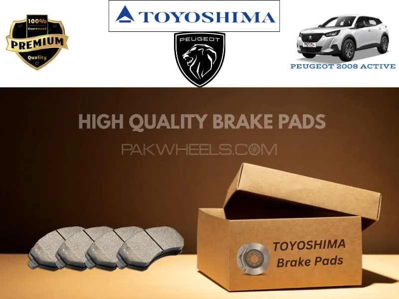 Peugeot 2008 Active Toyoshima Front Brake Pads - High Quality Image-1