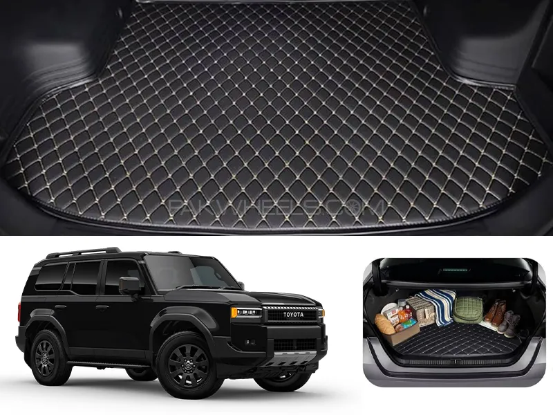 Toyota Land Cruiser LC250 7D Custom Car Trunk Mat - Model 2025 Image-1