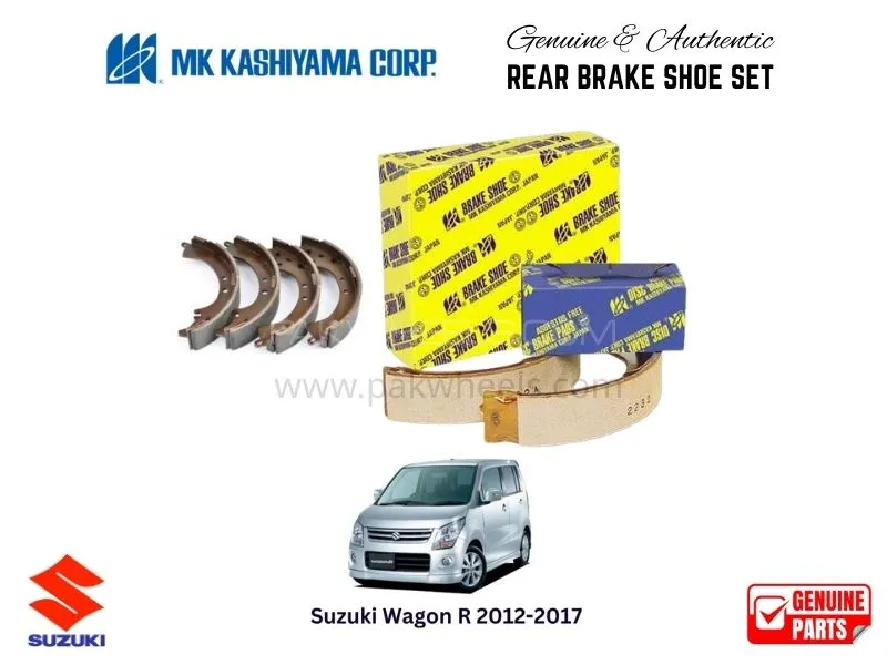  Suzuki Wagon R 2012-2017 MK Japan Rear Brake Shoe Set Image-1