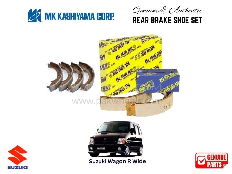 Suzuki Wagon R Wide 2018-2025 MK Japan Rear Brake Shoe Set Image-1