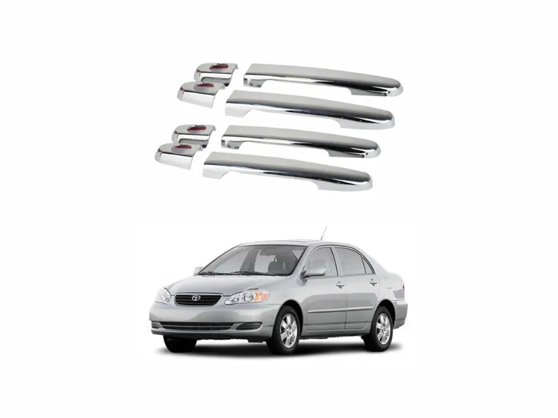 Chrome Door Handle Covers for Toyota Corolla (2002–2008) – 4PCS Set Image-1
