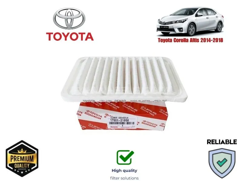 Toyota Corolla Altis 2014-2018 Air Filter Premium Quality Image-1