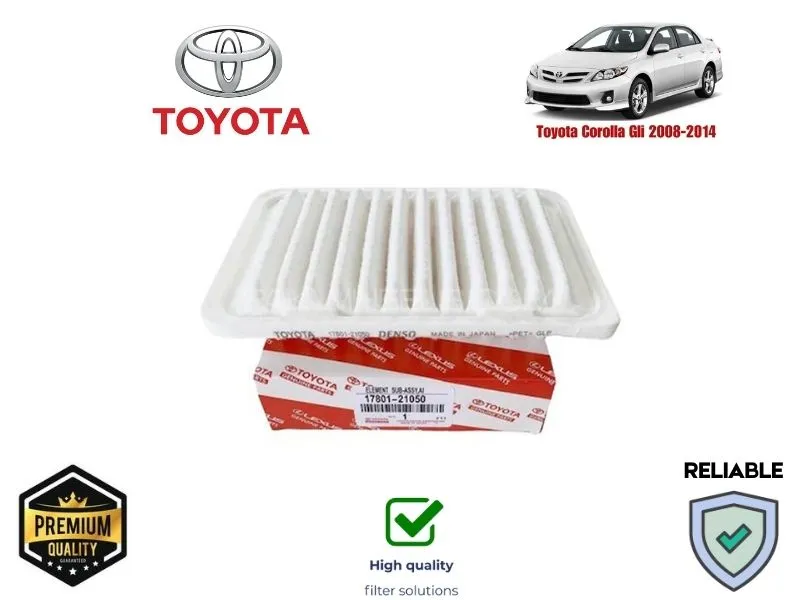 Toyota Corolla Gli 2008-2014 Air Filter Premium Quality Image-1