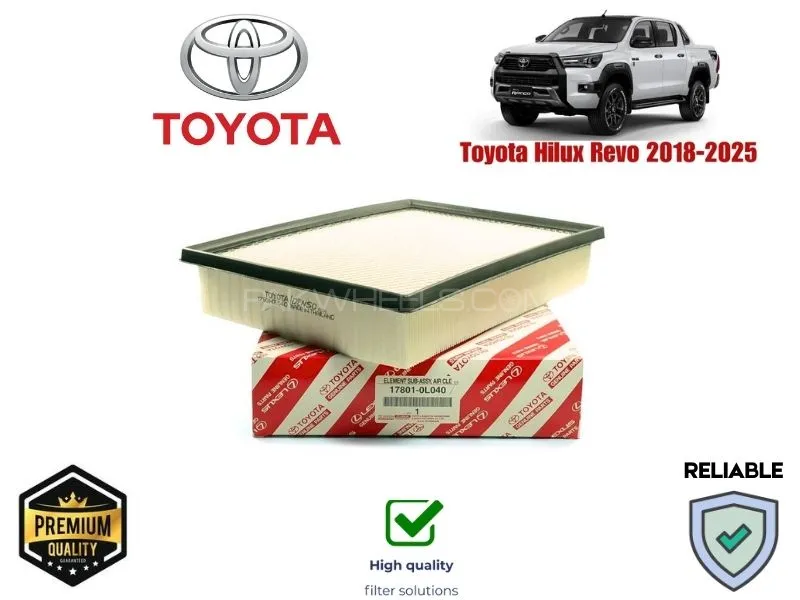 Toyota Hilux Revo 2018-2025 Air Filter Premium Quality Image-1