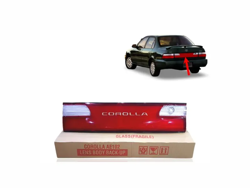 Toyota Indus Corolla Back Garnish (1996–2000) – Rear Trunk Garnish Panel Image-1