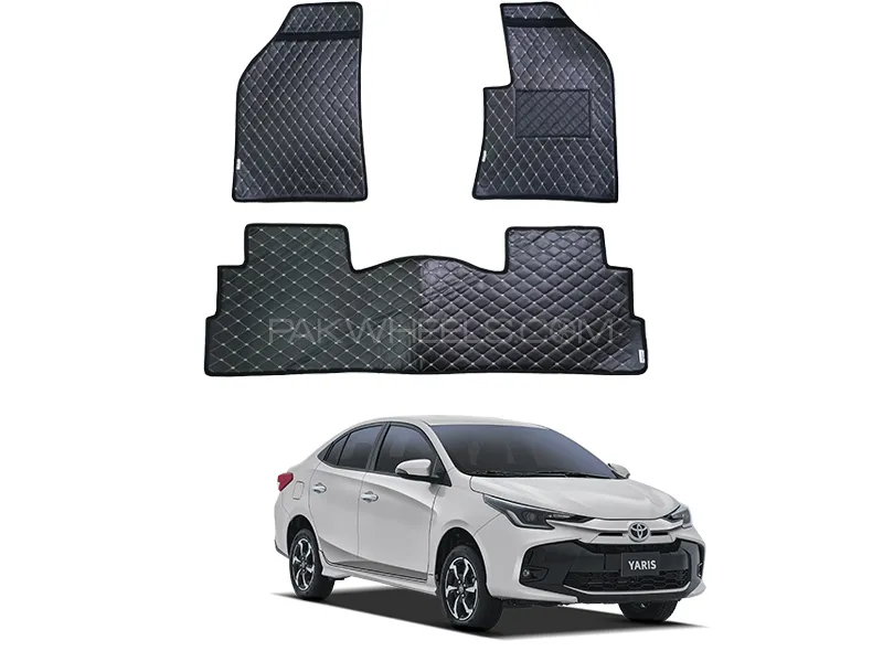Toyota Yaris 7D Floor Mats - Model 2020-2025 Image-1