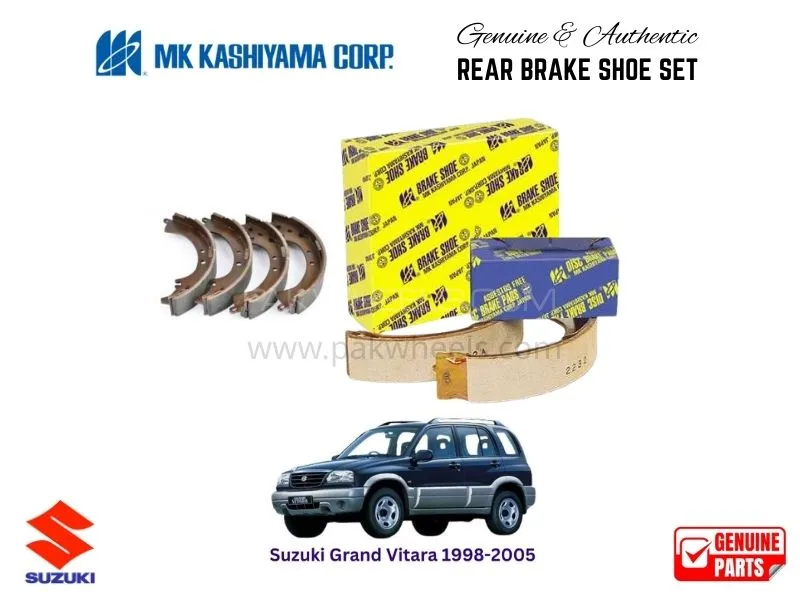 Suzuki Grand Vitara 1998-2005 MK Japan Rear Brake Shoe Set Image-1