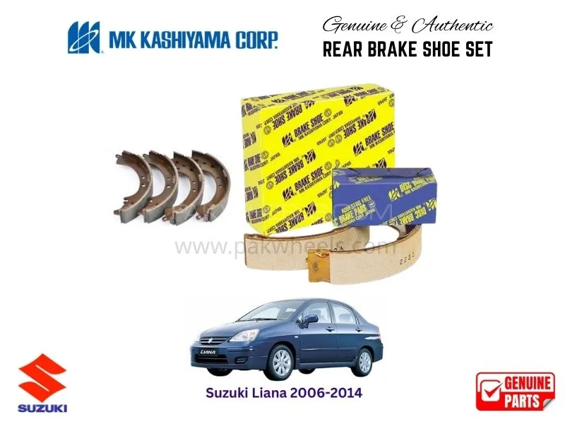 Suzuki Liana 2006-2014 MK Japan Rear Brake Shoe Set Image-1