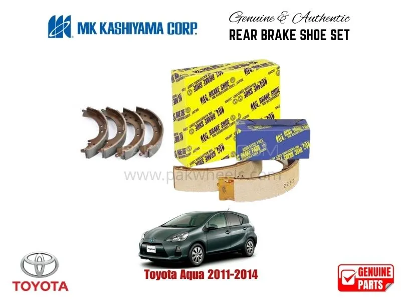 Toyota Aqua 2011-2014 MK Japan Rear Brake Shoe Set Image-1
