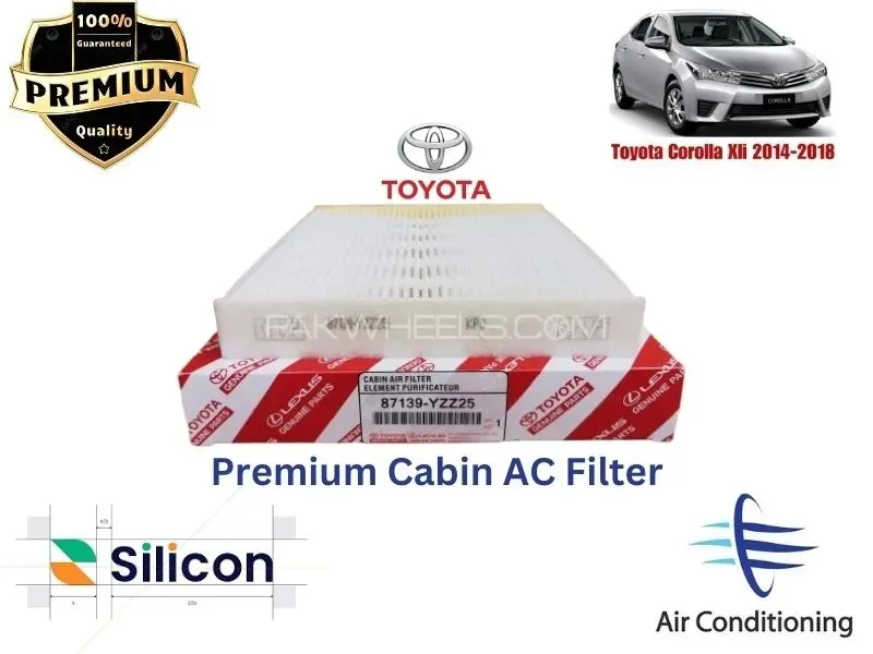 Toyota Corolla 2014-2018 Premium Quality Cabin Filter - Imported Image-1