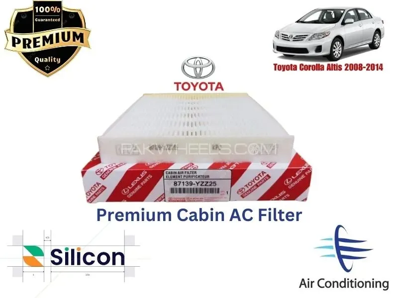 Toyota Corolla Altis 2008-2014 Premium Quality Cabin Filter - Imported Image-1