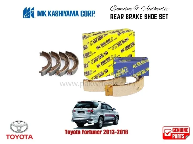 Toyota Fortuner 2013-2016 MK Japan Rear Brake Shoe Set Image-1