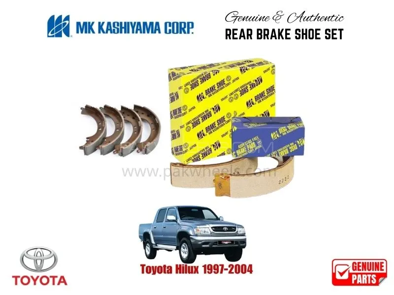 Toyota Hilux 1997-2004 MK Japan Rear Brake Shoe Set Image-1