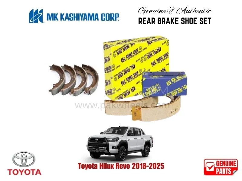 Toyota Hilux Revo 2018-2025 MK Japan Rear Brake Shoe Set Image-1