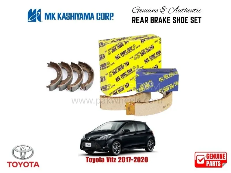 Toyota Vitz 2017- 2020 MK Japan Rear Brake Shoe Set Image-1