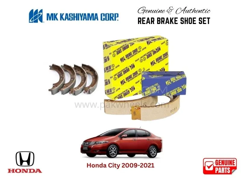 Honda City 2009-2021 MK Japan Rear Brake Shoe Set   Image-1