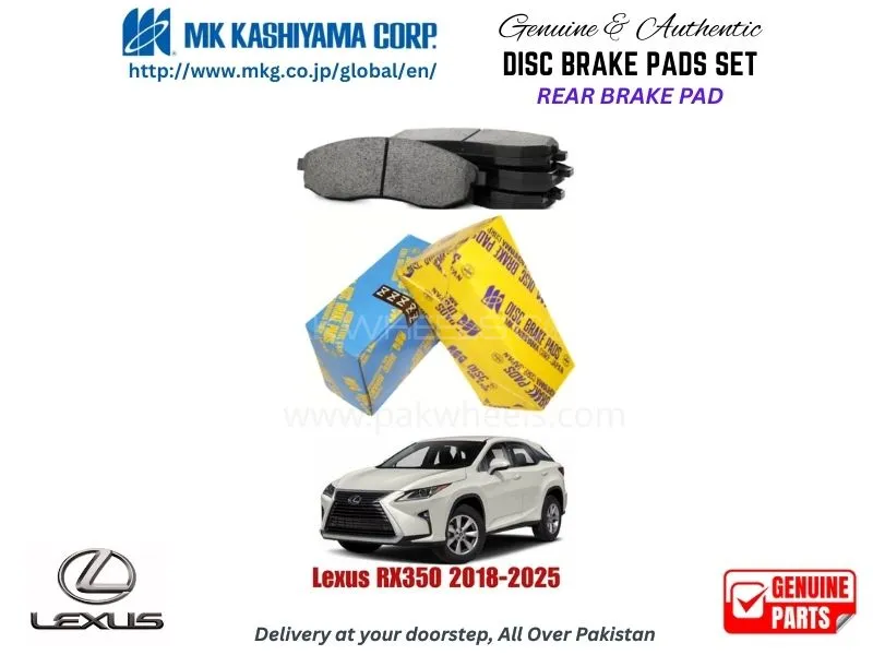 Lexus RX350 2018-2025 Rear Brake Pads MK Japan Image-1