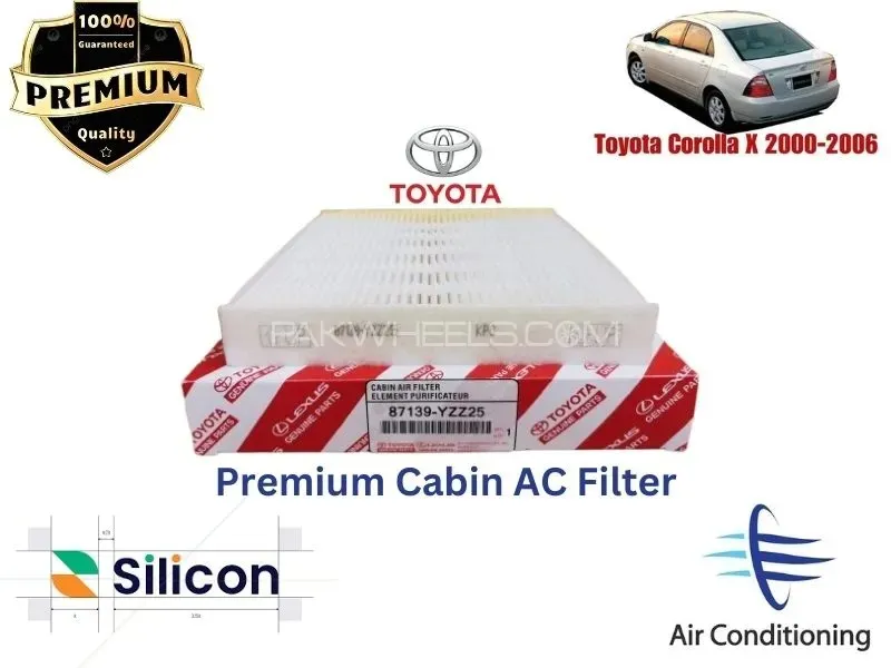 Toyota Corolla X 2000-2006 Premium Quality Cabin Filter - Imported Image-1