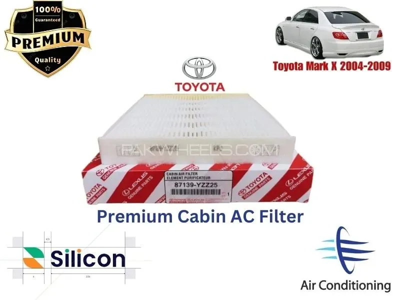 Toyota Mark X 2004-2009 Premium Quality Cabin Filter - Imported Image-1