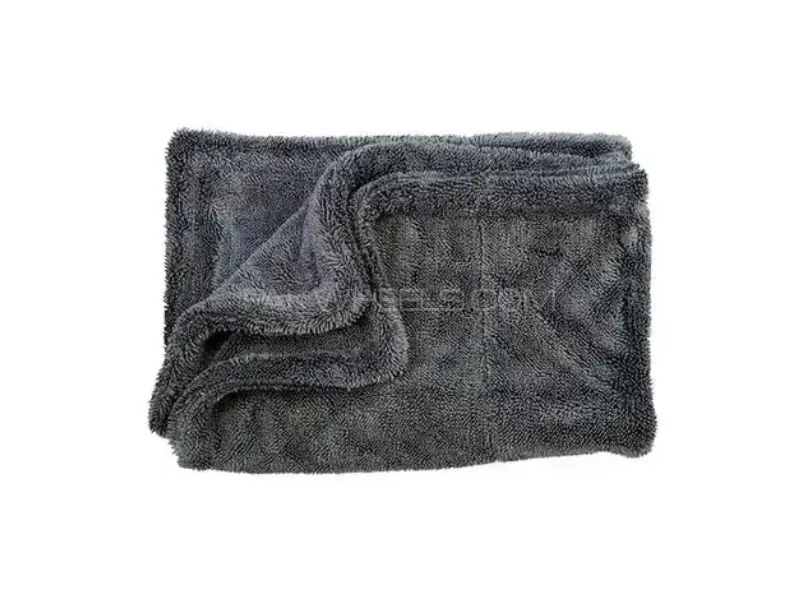 Double-Sided Twisted Loop Microfiber Towel – 40x40cm | High Absorbency Car & Bike Drying Cloth Image-1