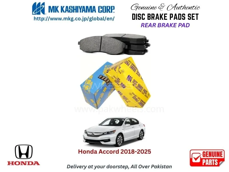 Honda Accord 2018-2025 Rear Brake Pads MK Japan Image-1