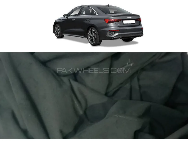 Premium High-Quality Microfiber Fleece Water Top Cover – Black (For Audi A3, 2020–2025) Image-1