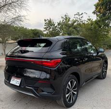 BYD ATTO 3 ADVANCE ZERO METER (49KWH)
Model 2025 || Registered 2025
Zero Meter
300 km 
Black Color
Black Interior
Radar
Push Start
Lane Assist
Cruise Control
DRL's
Panoramic Roof
Auto Led Projector Headlamp 
Range Upto 420km (150KW)
Power Boot
15.6 Rotating Display with Apple Carplay & Android Auto
Multimedia Steering wheel 
Auto Retractable Mirror 
Parking Sensors 
Collision Assist Monitor
Electric powered Seats (Front)
Drive Mode (Eco,Normal,Sports)
And Many More Options  
See to Believe
EXCHANGE POSSIBLE WITH ANY CAR

For inspection
Available at SUPREME CARS
Plot # 151/F,Under Imam heights,Shop no.1&2, Main Khalid Bin Walid Rd, Karachi, Sindh 75400

|  Premium Cars  |  Best Prices  |  Optimum Performance | 
#supremecarsgang