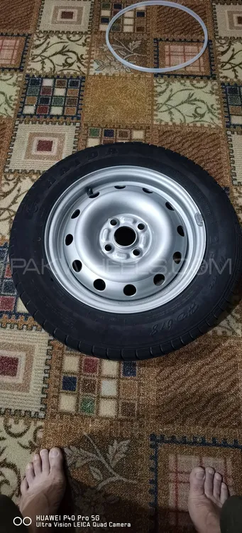 changan karavan wheels including tyres, rims and wheel caps Image-1