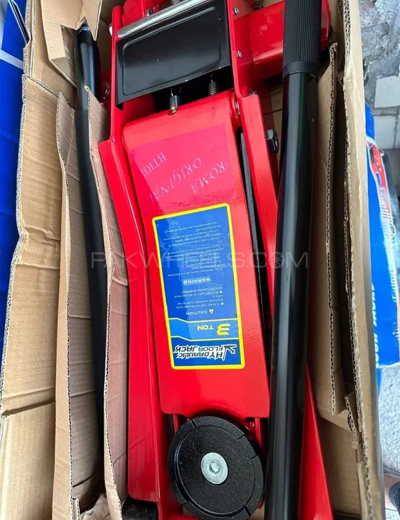 3 Ton Floor Jack with Dual Piston Quick Lift Pump, Image-1