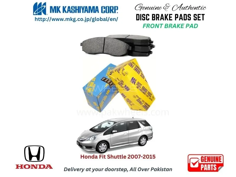 Honda Fit shuttle 2007-2015 FRONT BRAKE PADS MK JAPAN Image-1