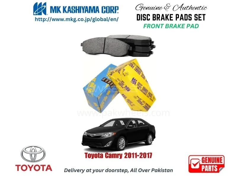 Toyota Camry 2011-2017 FRONT BRAKE PADS MK JAPAN Image-1