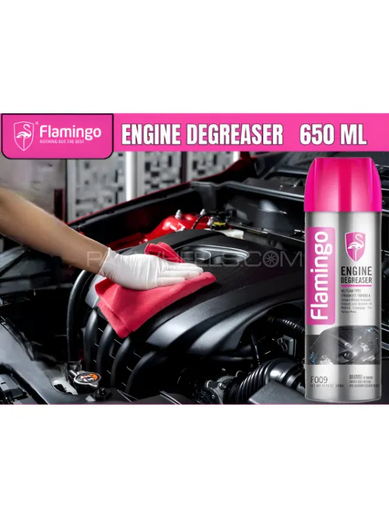 Flamingo Foamy Engine Degreaser 650 ML-Engine Cleaner Shiner For Car Bike Engine Surface Maintenance Image-1