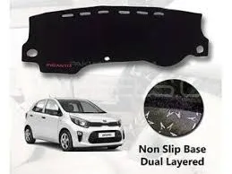 Kia Picanto 2019-2025 Non Slip Dashboard Cover | VELVET | AntiScratch | Washable Image-1