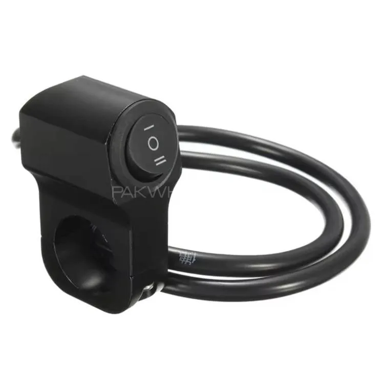 Motorcycle Metal Switch Waterproof Double Point Switch for Bike Headlight High Low Beam 1  Pc Image-1