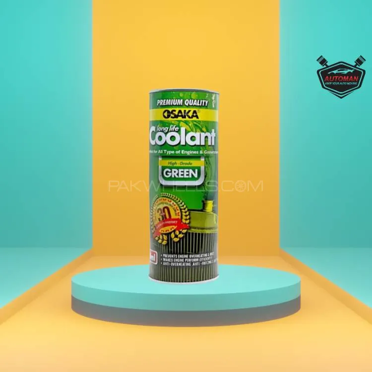 "Osaka Tin 500ml Coolant Green – High-Performance Engine Coolant for Optimal Cooling" Image-1