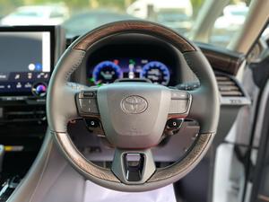 Toyota Alphard E-Four 
Executive Lounge  
Model: 2023
Mileage: 1,600 Km only 
Unregistered 
Fresh Import 2025
  
*Leather chauffeur seats 
*Heating & cooling seats  
*JBL sound system 
*Back autodoor 
*Separate sunroof
*3rd row powered seats

Calling and Visiting Hours

Monday to Saturday

11:00 AM to 7:00 PM