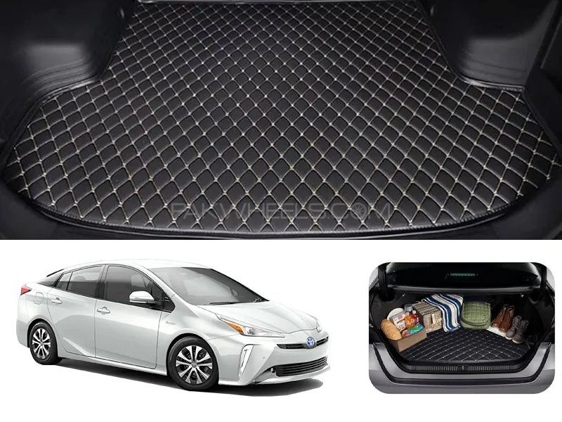 Toyota Prius 7D Custom Car Trunk Mat - Model 2016-2022 Image-1