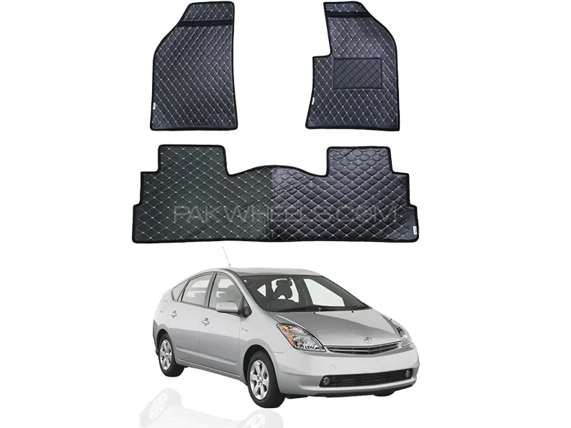 Toyota Prius 7D Floor Mat ( Flat Style ) - Model 2003-2009 | Fully Customized 7D Floor Mat Image-1