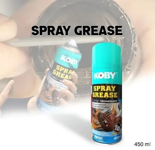 Universal Anti Rust Heat Temperature Resistance Grease Spray 1 Pc 450ml Image-1