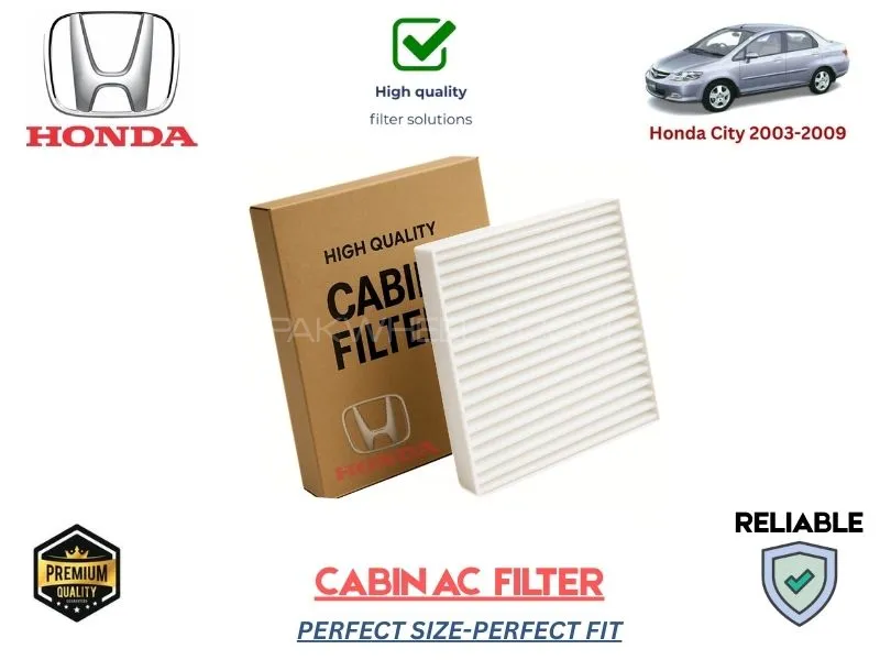 Honda City 2003-2009 HIGH QUALITY CABIN FILTER Image-1
