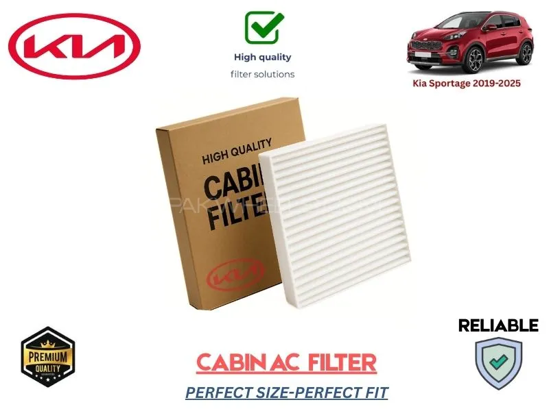 KIA Sportage 2019-2025 HIGH QUALITY CABIN FILTER Image-1