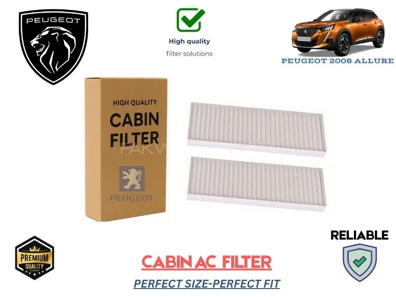 Peugeot 2008 Allure HIGH QUALITY CABIN FILTER Image-1