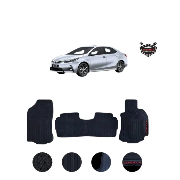 "Premium Latex Floor Mats for Toyota Corolla (2015-2025) – Custom Fit, All-Weather Protection" Image-1
