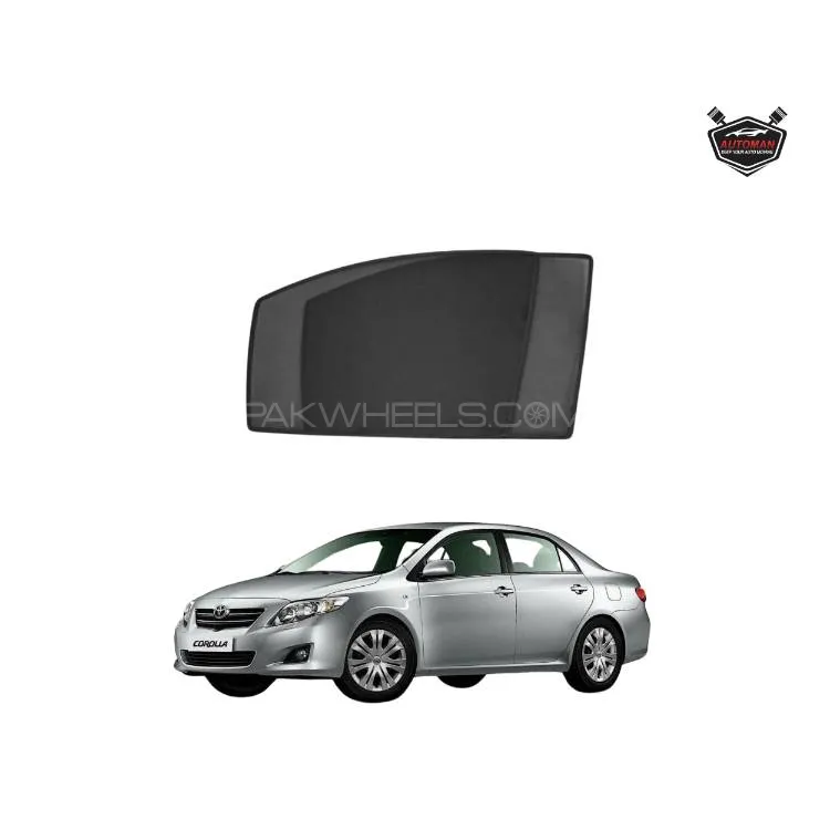 "Toyota Corolla 2009-2014 Custom Sun Shade – Foldable Windshield Sun Protector" Image-1