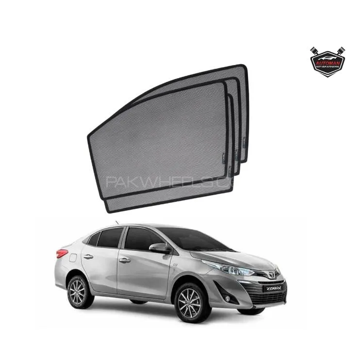 Toyota Yaris Custom Sun Shade – Front Windshield & Side Window Covers Image-1