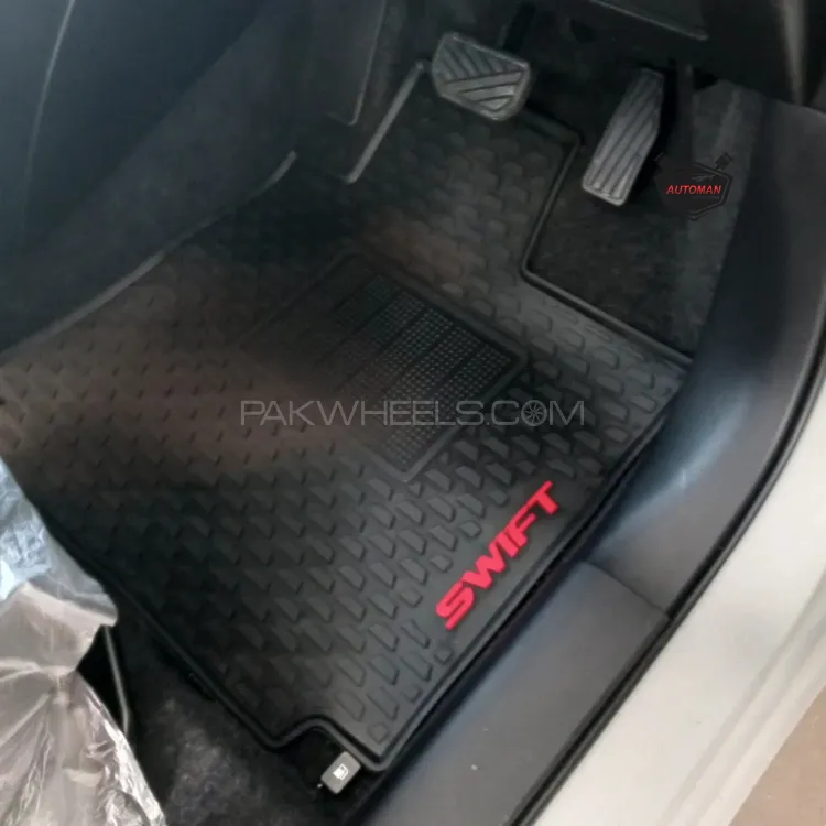 "SUZUKI SWIFT (2022-2024) Premium Latex Rubber Car Floor Mats – Custom Fit, Durable & Easy Clean" Image-1