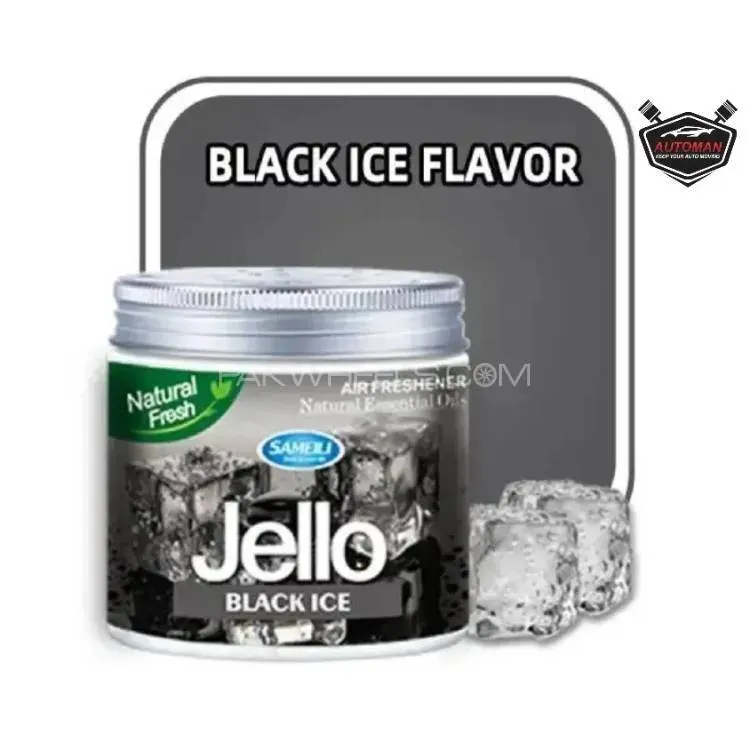 JELLO Black Ice Air Freshener – Long-Lasting Cool & Fresh Scent Image-1