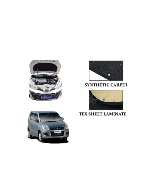Suzuki Wagon R 2014-2022 Bonnet Insulator Namda |Dual Layer Image-1