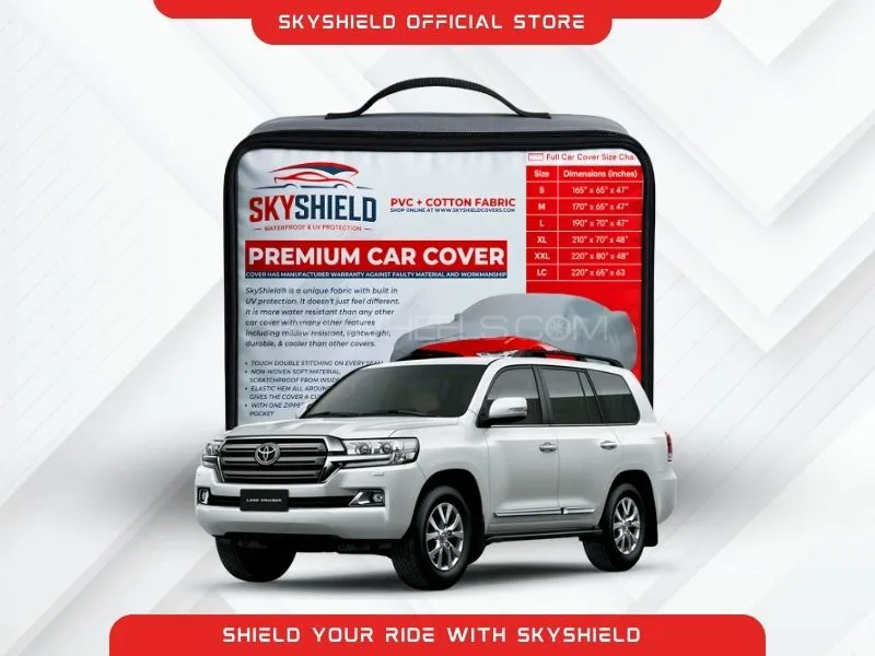 Car Covers PVC and Non Woven Fabric - Toyota Land Cruis0er Fj200 Top Cover Car Care Image-1