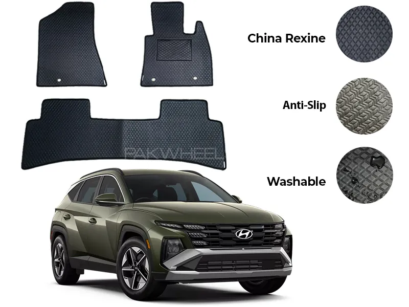 Hyundai Tucson China Rexine Floor Mat 3PCS - Model 2025 Image-1